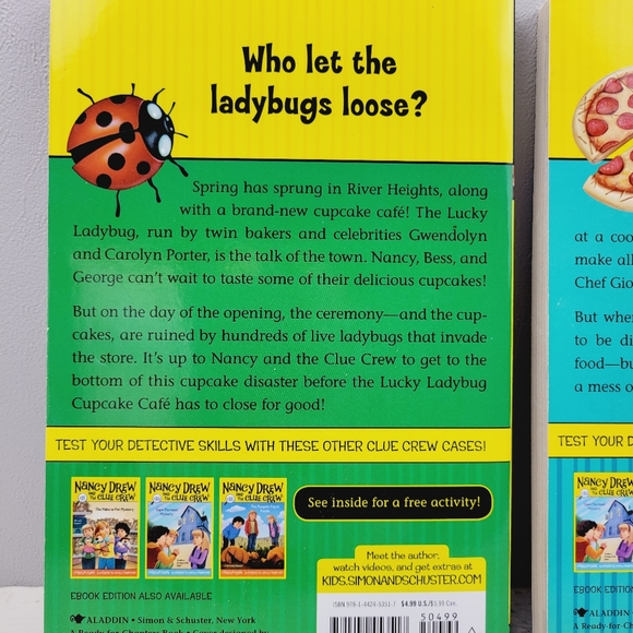 2 Book Bundle Nancy Drew and the Clue Crew Book Set of 2 #34 and #35 Vintage - Picture 8 of 12